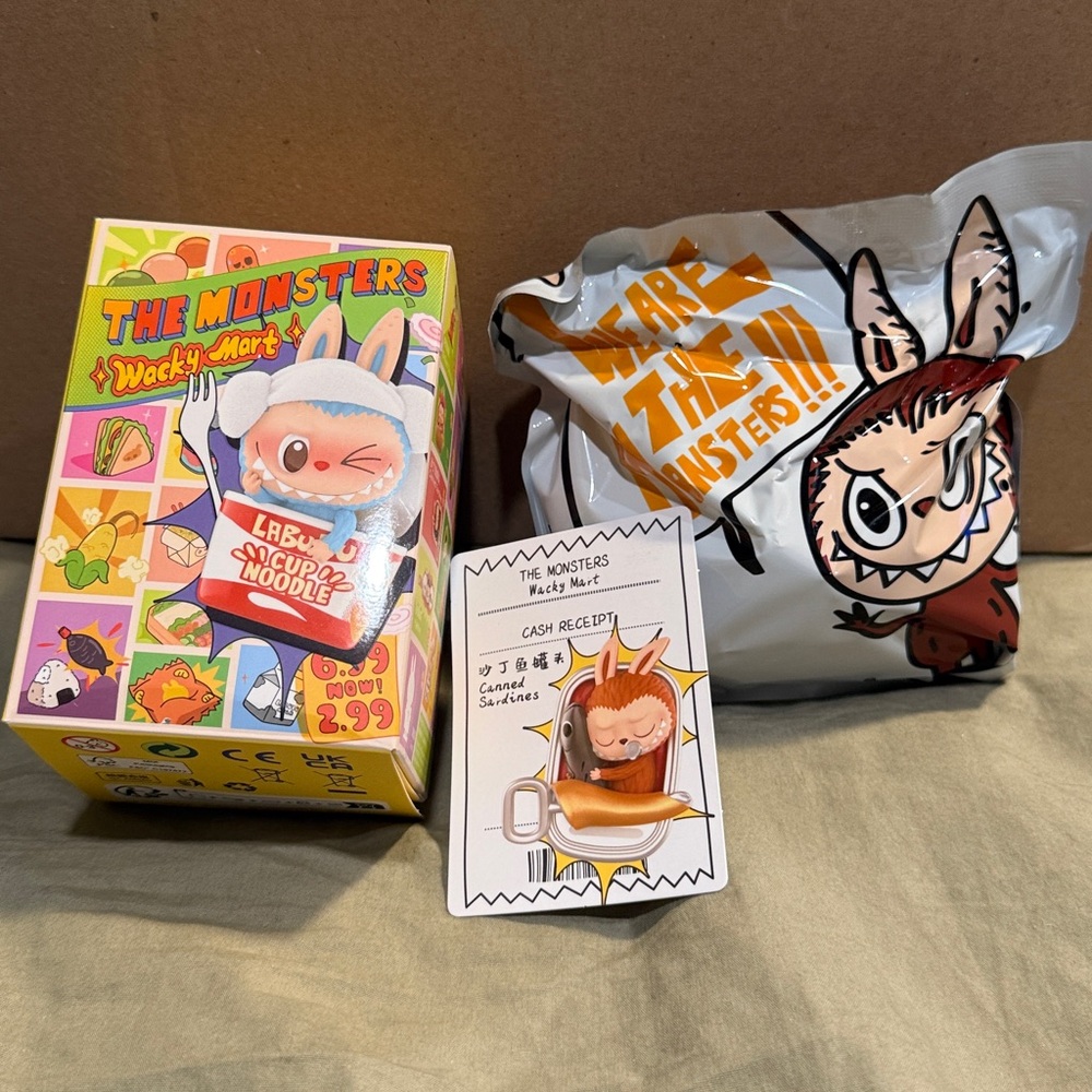 The Monsters Wacky Mart Series Figures -Confirmed Canned Sardines